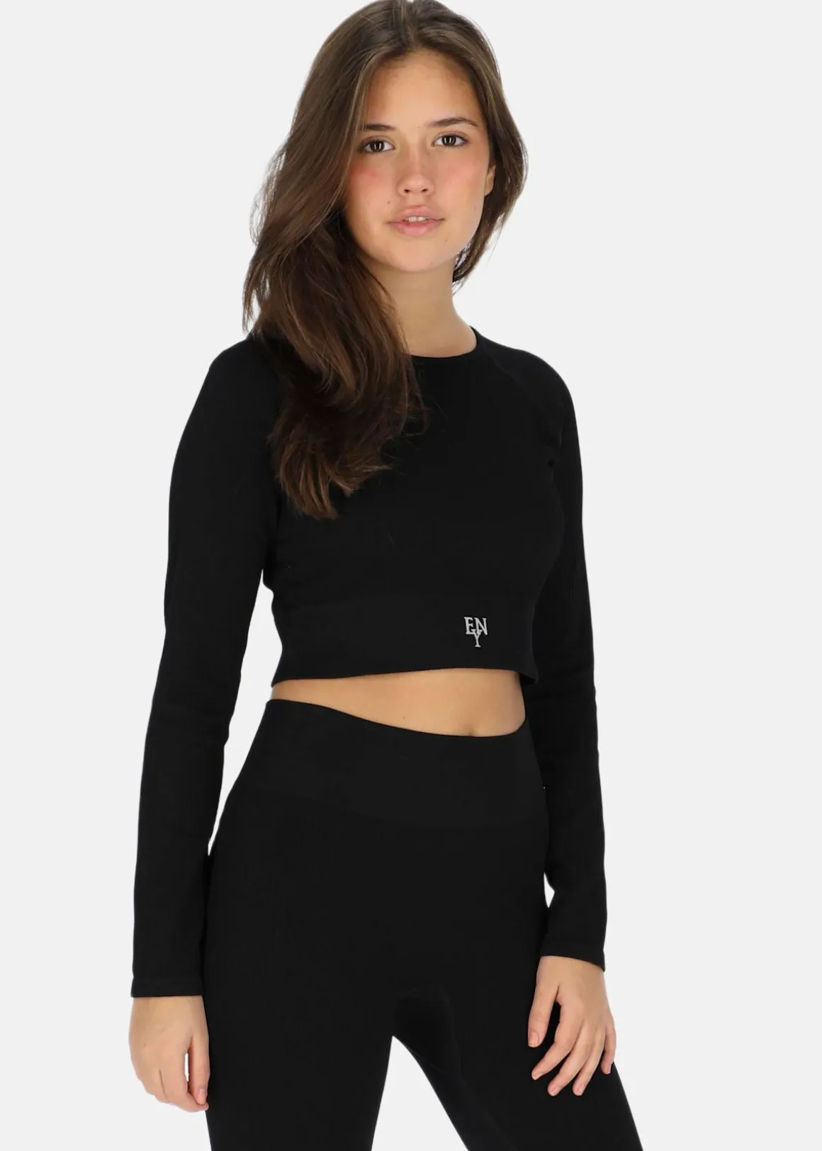 Rib Seamless Cropped Top