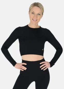 Ribbed Seamless Crop Top W
