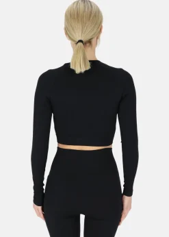 Ribbed Seamless Crop Top W