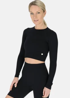 Ribbed Seamless Crop Top W