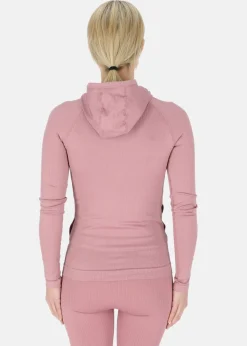 Ribbed Seamless Fullzip Hood W