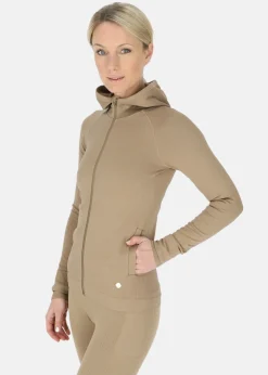 Ribbed Seamless Fullzip Hood W
