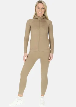 Ribbed Seamless Fullzip Hood W