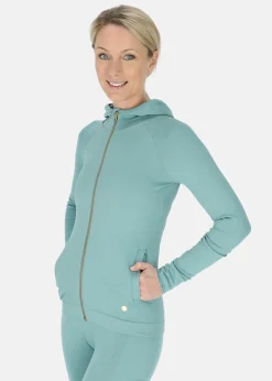 Ribbed Seamless Fullzip Hood W