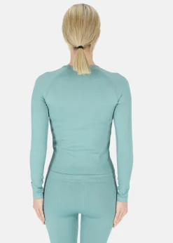 Ribbed Seamless Long Sleeve W