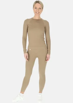 Ribbed Seamless Long Sleeve W