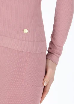 Ribbed Seamless Long Sleeve W