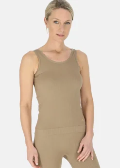 Ribbed Seamless Tank Top W