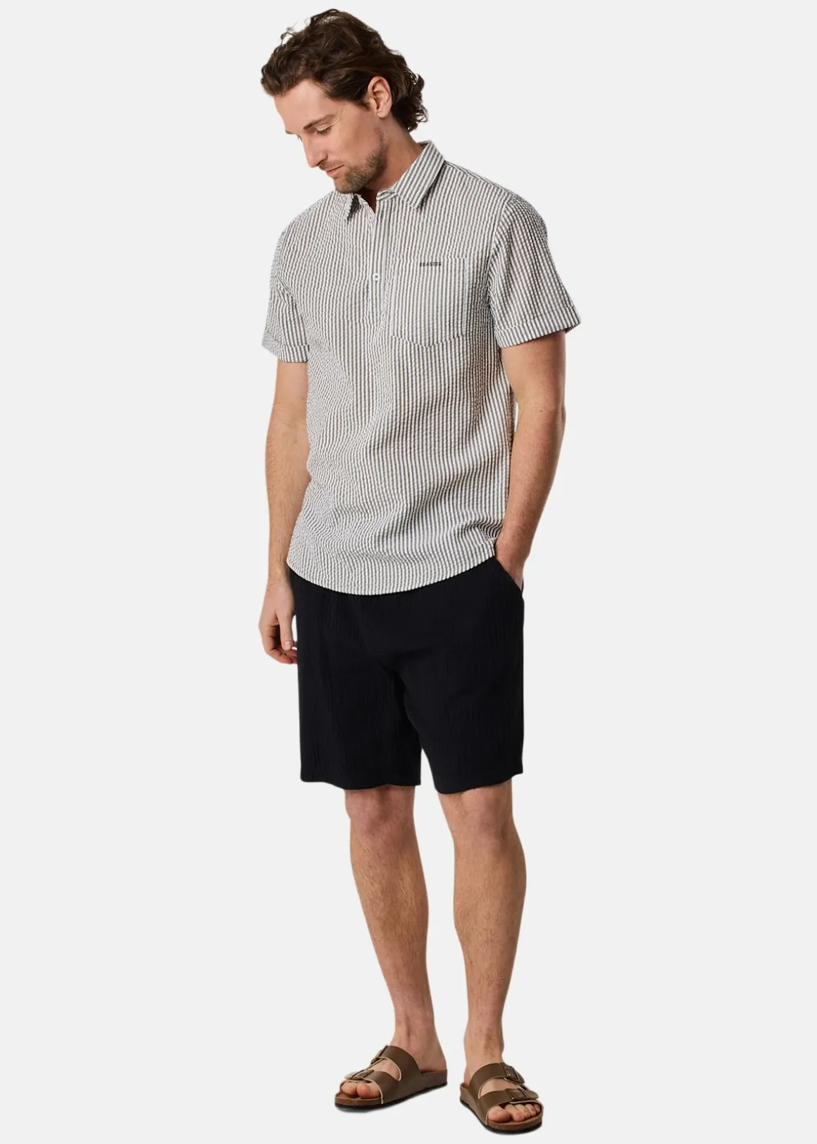 Seersucker Pique Shirt