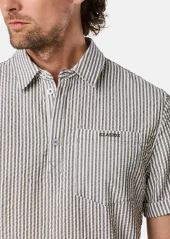 Seersucker Pique Shirt