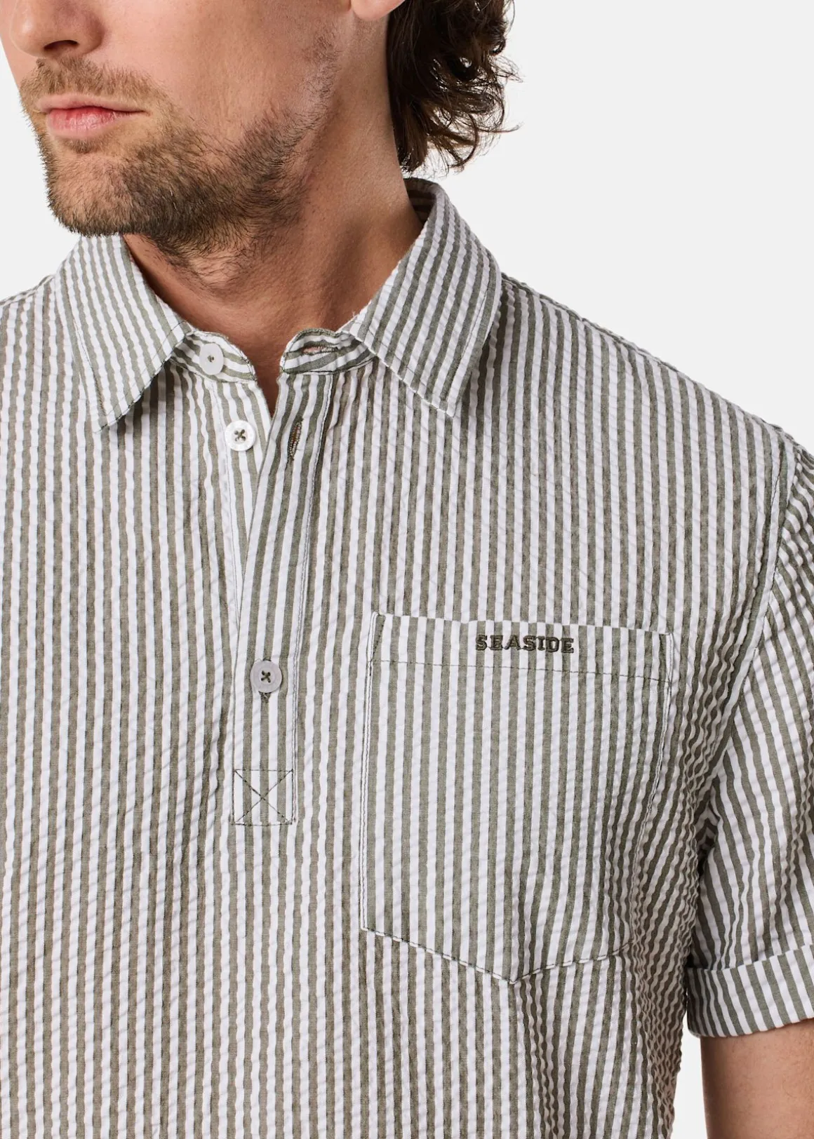 Seersucker Pique Shirt