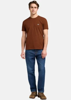 SS_PATCH_LOGO_TEE LUXE_BROWN