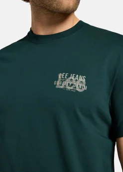 SS_RELAXED_LOGO_TEE GUNMETAL