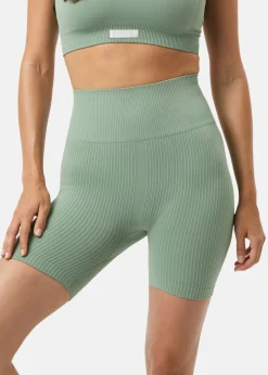 STUDIO SEAMLESS RIBBED SHORTS