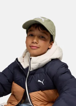 Synthetic Hooded Puffer Jacket