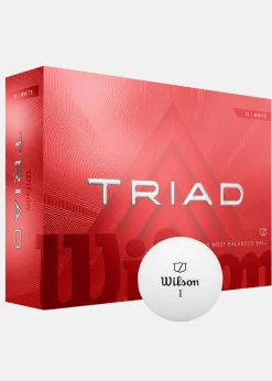 TRIAD GOLF BALL White 12-BALL
