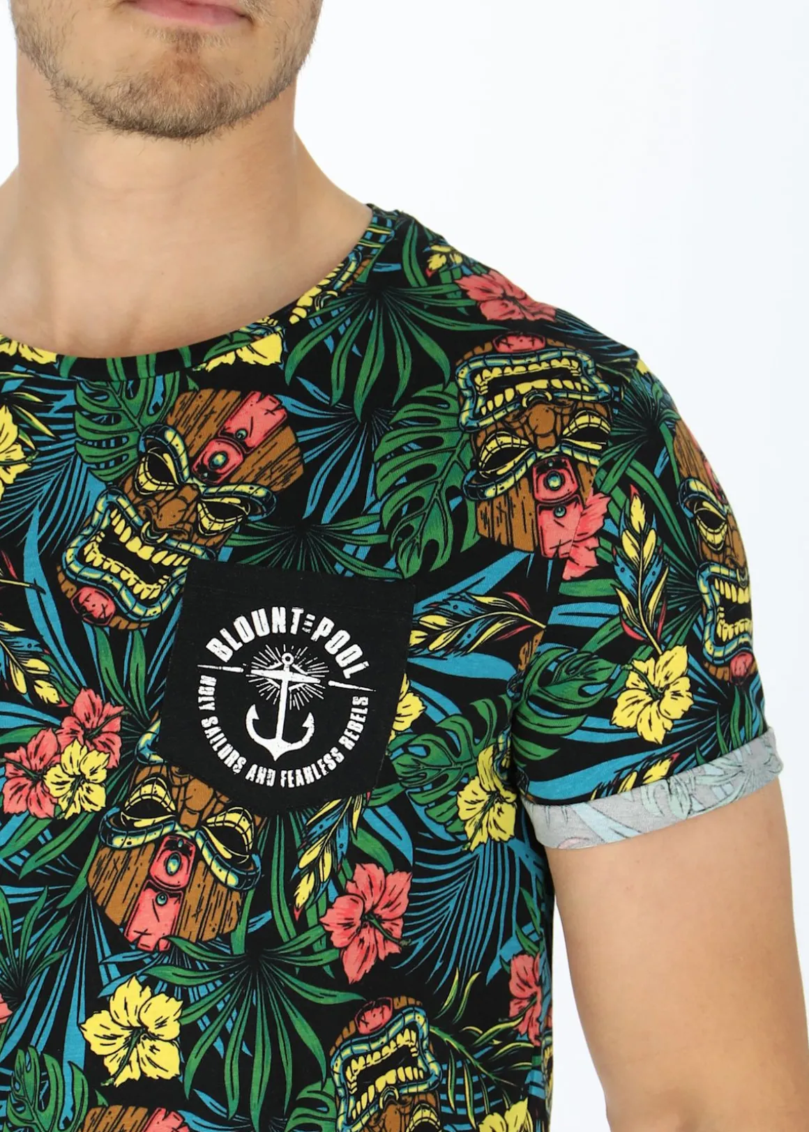 Tropical Pocket Tee