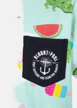 Tropical Pocket Tee JR