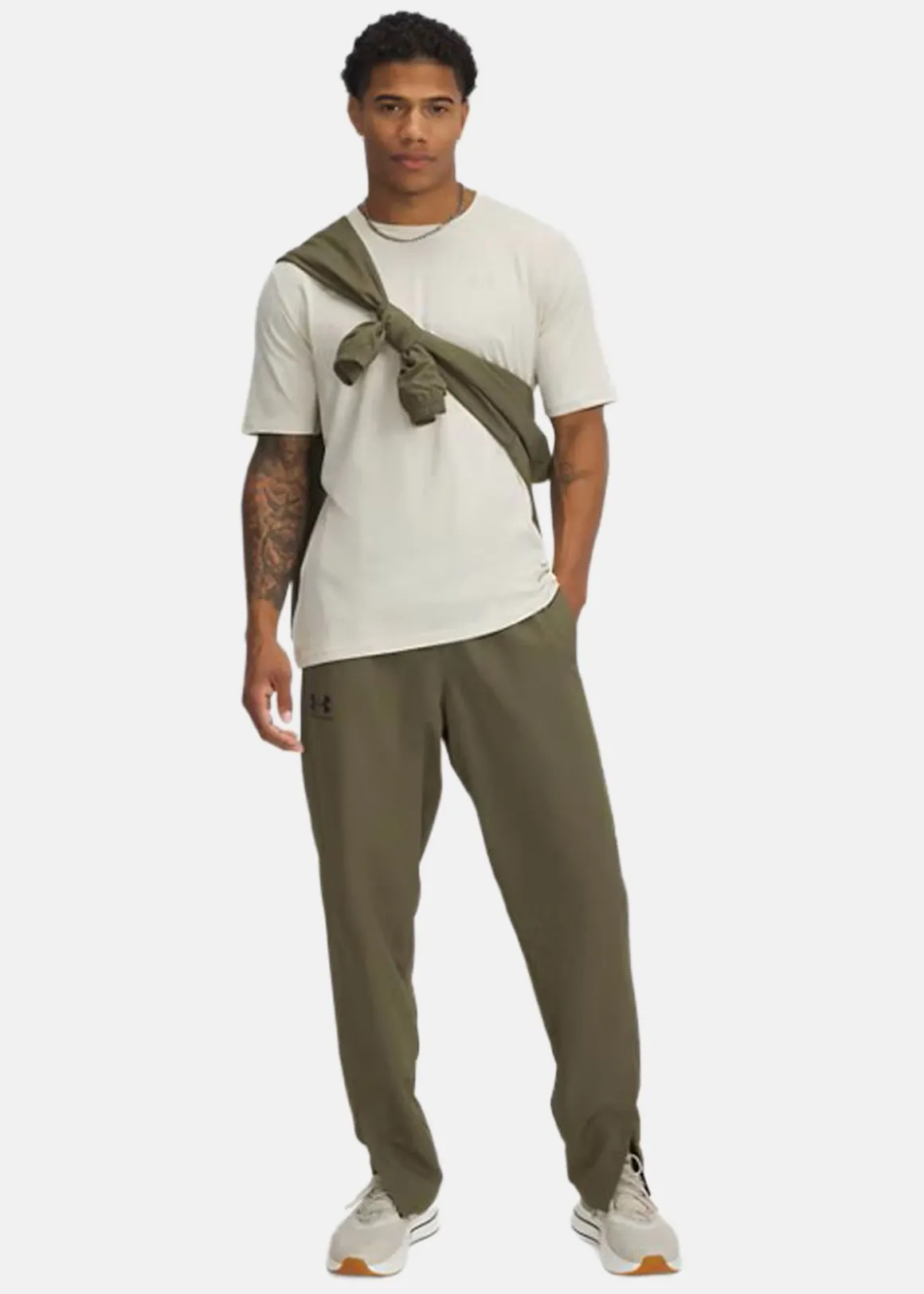 UA Rival Wvn Windbreaker Pnt