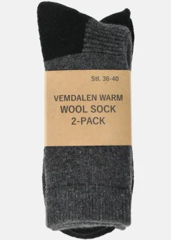 VEMDALEN WARM WOOL SOCK 2PK