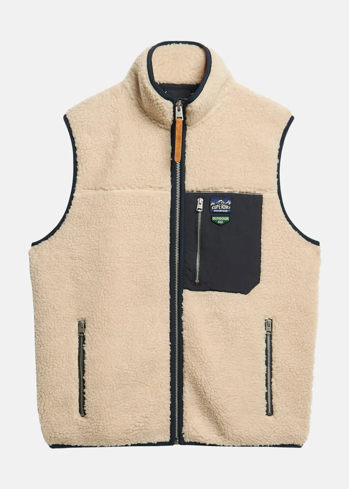 VINTAGE RETRO FLEECE GILET