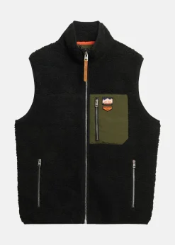 VINTAGE RETRO FLEECE GILET
