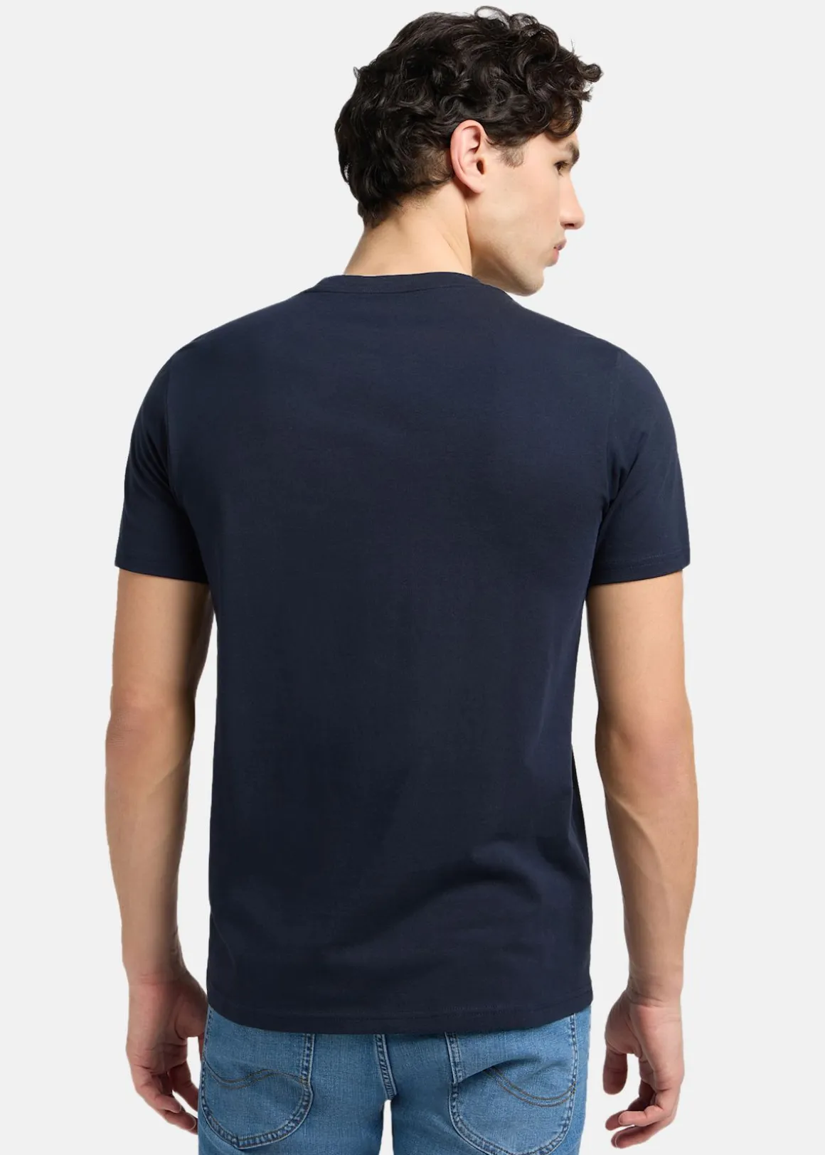 WOBBLY_LOGO_TEE NAVY_DROP