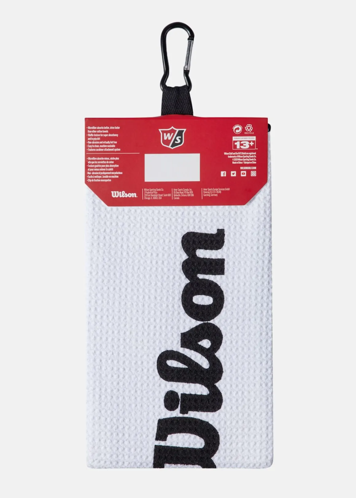 W/S TRI FOLD TOWEL WH
